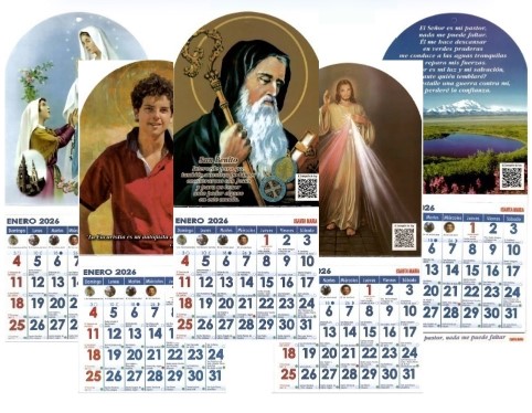 Calendario capilla colgante