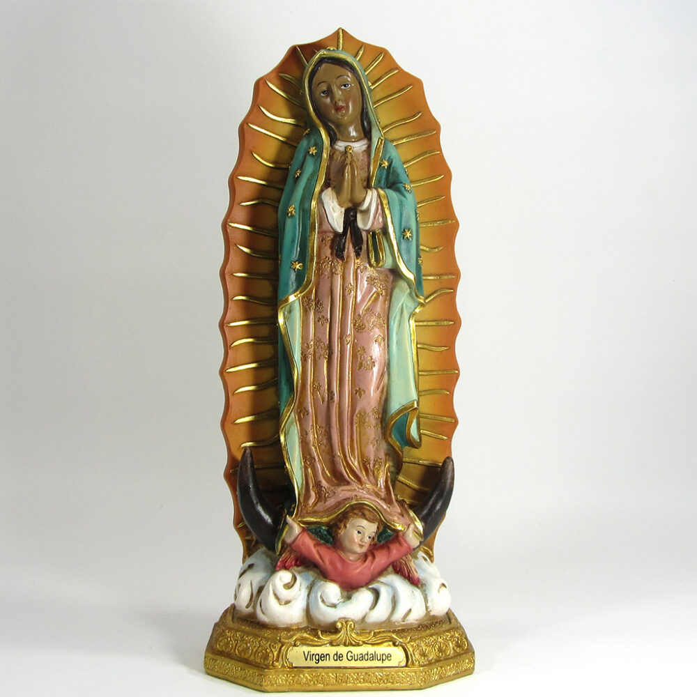 Imagen Virgen de Guadalupe poliresina 29cm