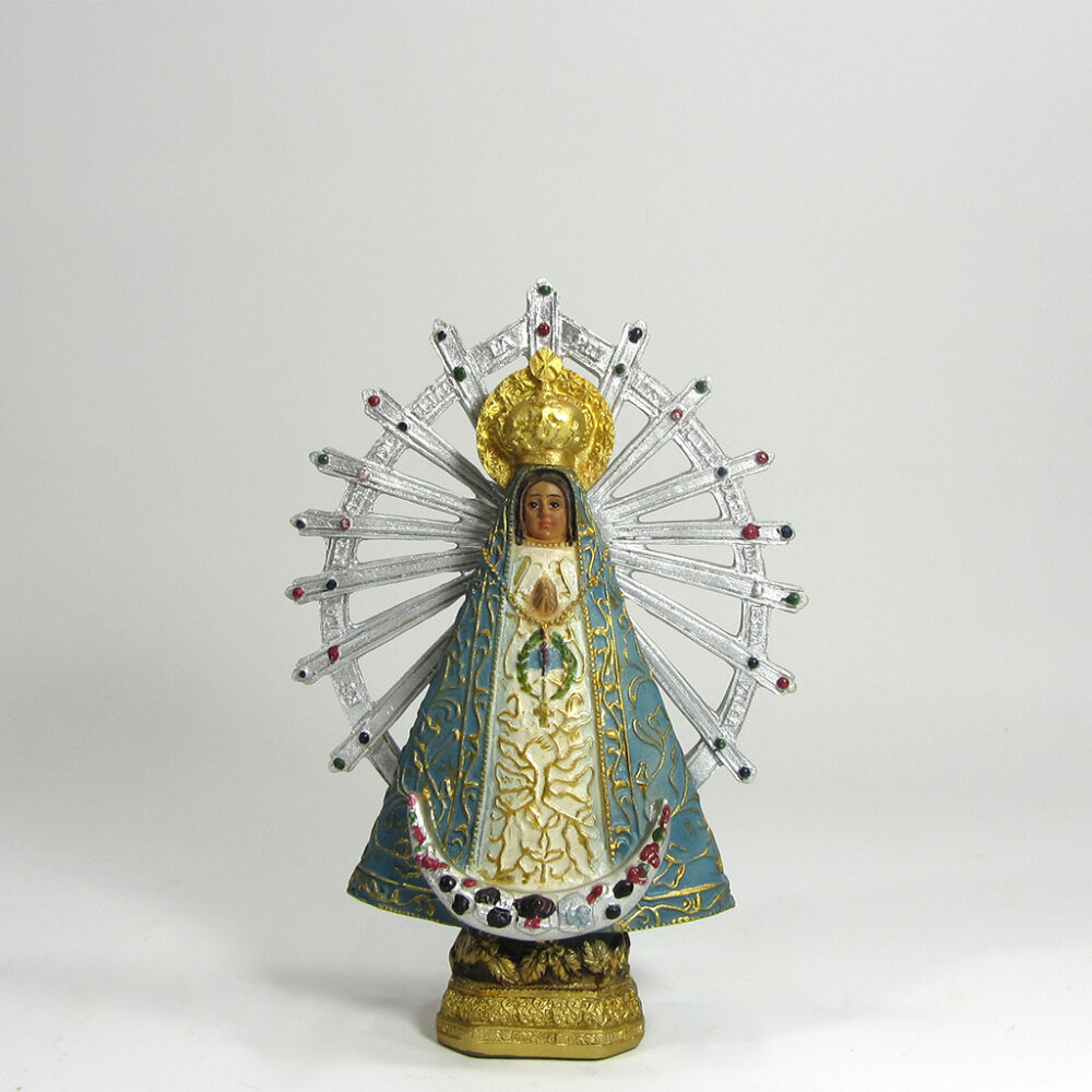 Imagen N.S.de Luján poliresina 13cm