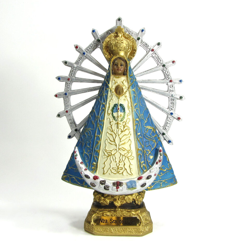 Imagen N.S.de Luján poliresina 19cm