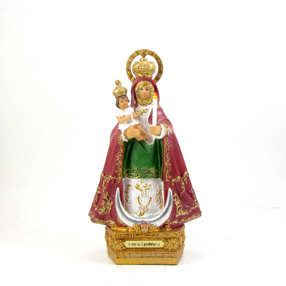 Imagen Virgen de la Candelaria poliresina 15cm