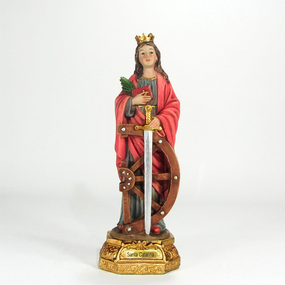 Imagen Santa Catalina poliresina 16cm