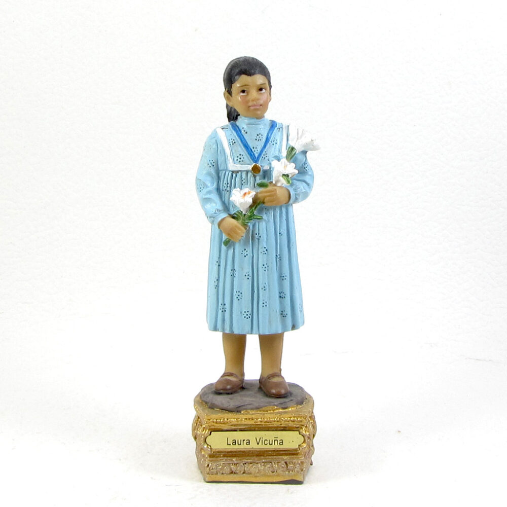 Imagen Laura Vicuña poliresina 12cm