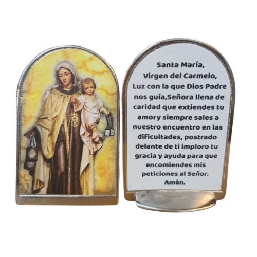 Cuadro de pie Virgen del Cármen